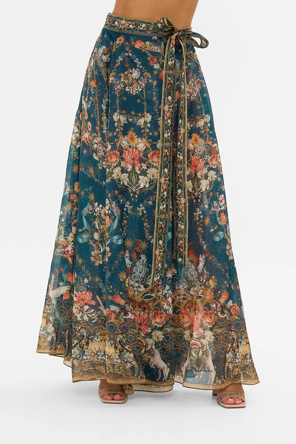 ORGANZA MAXI WRAP SKIRT SHE WHO WEARS THE CROWN