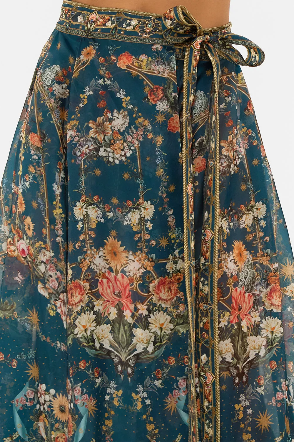 ORGANZA MAXI WRAP SKIRT SHE WHO WEARS THE CROWN