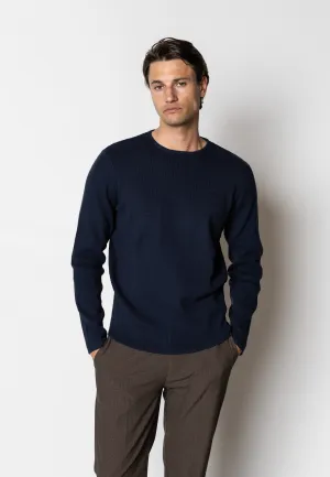 Oscar knitted jumper - Navy