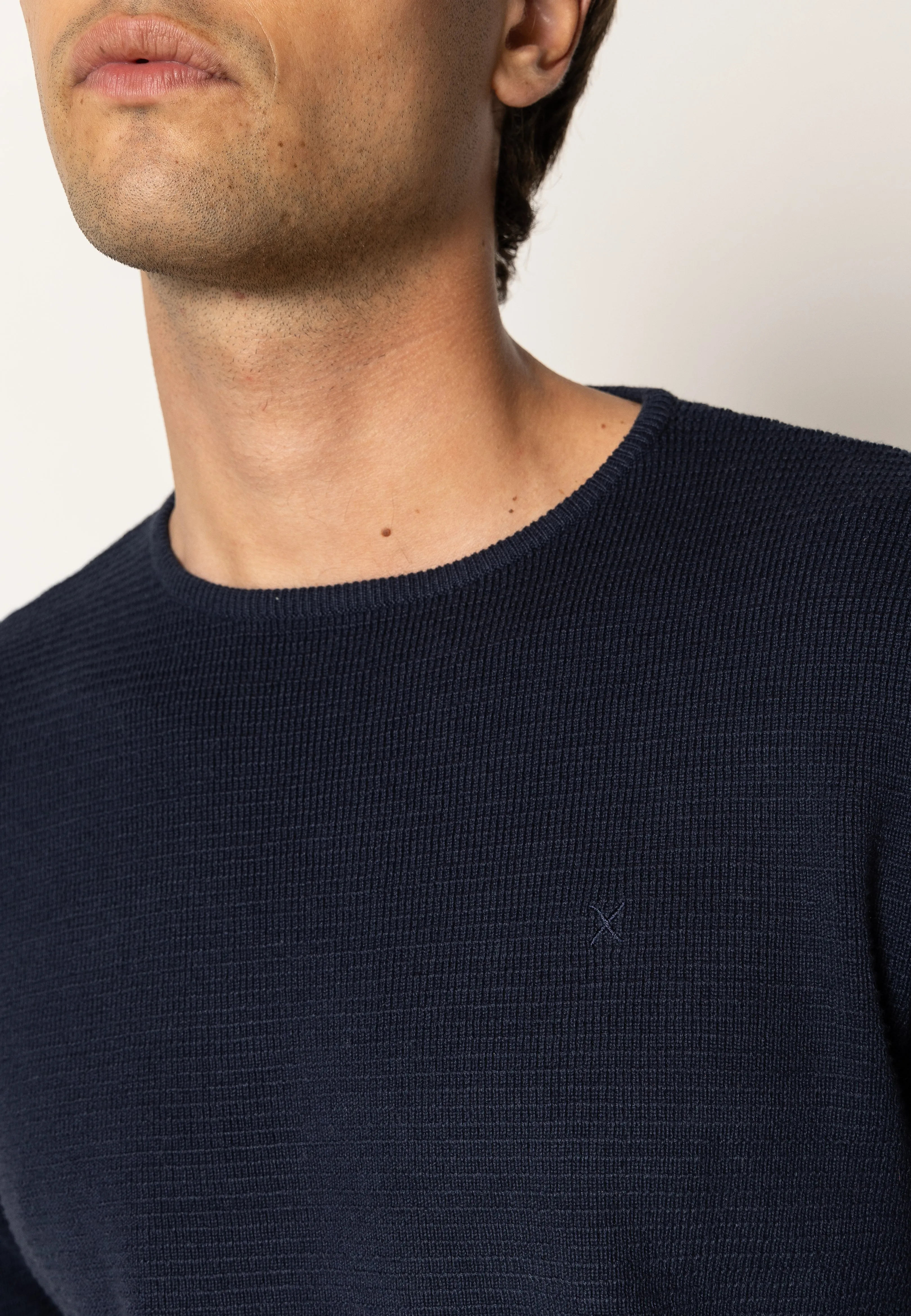 Oscar knitted jumper - Navy