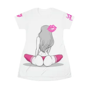 Poweful Print T-Shirt Dress