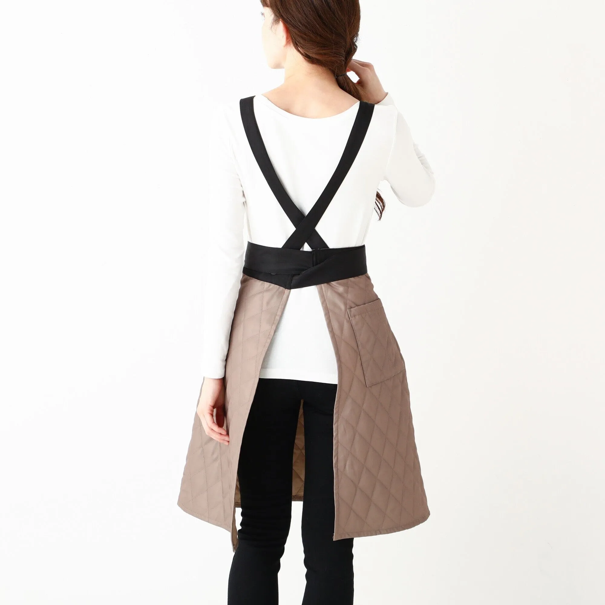 Quilt Full Apron Khaki