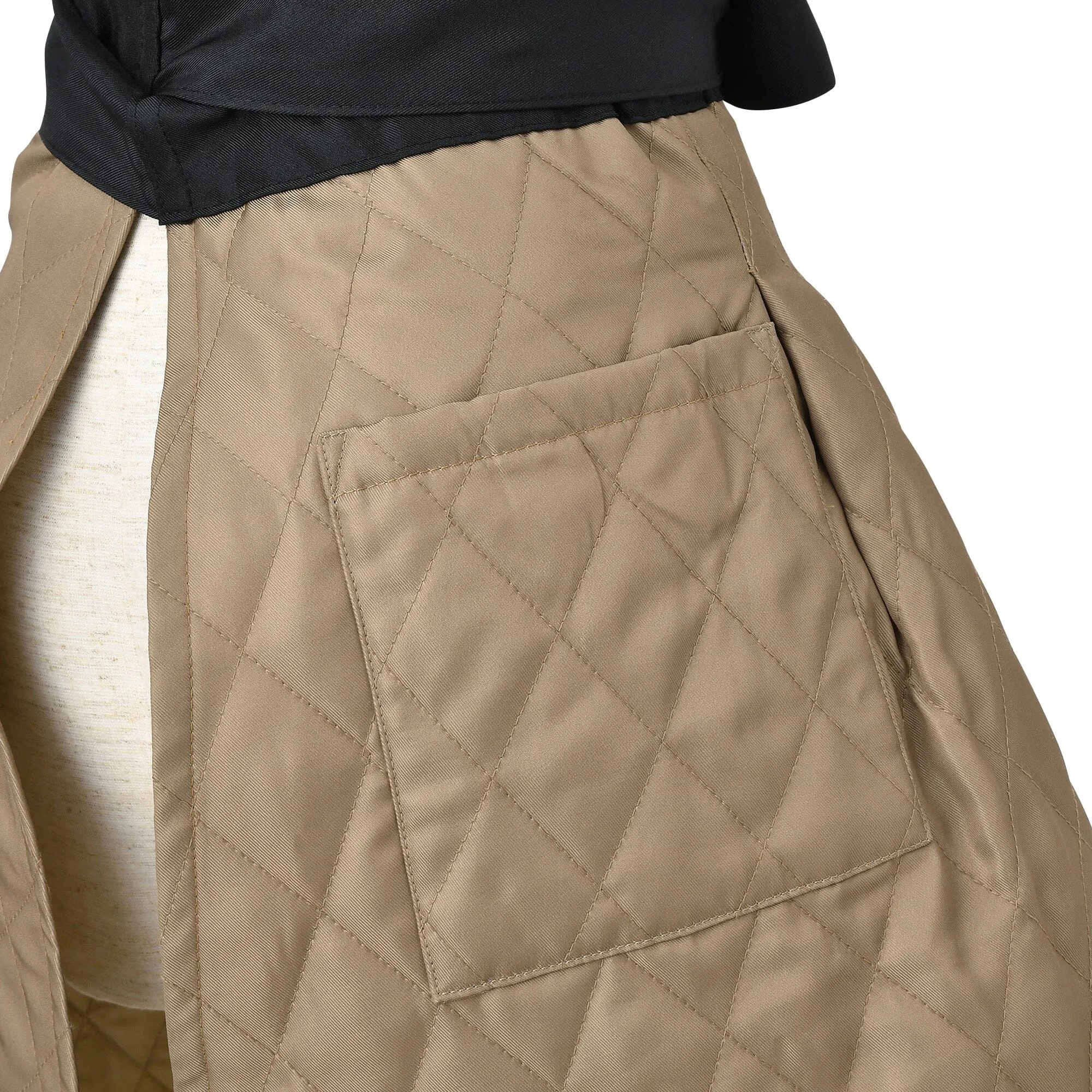 Quilt Full Apron Khaki