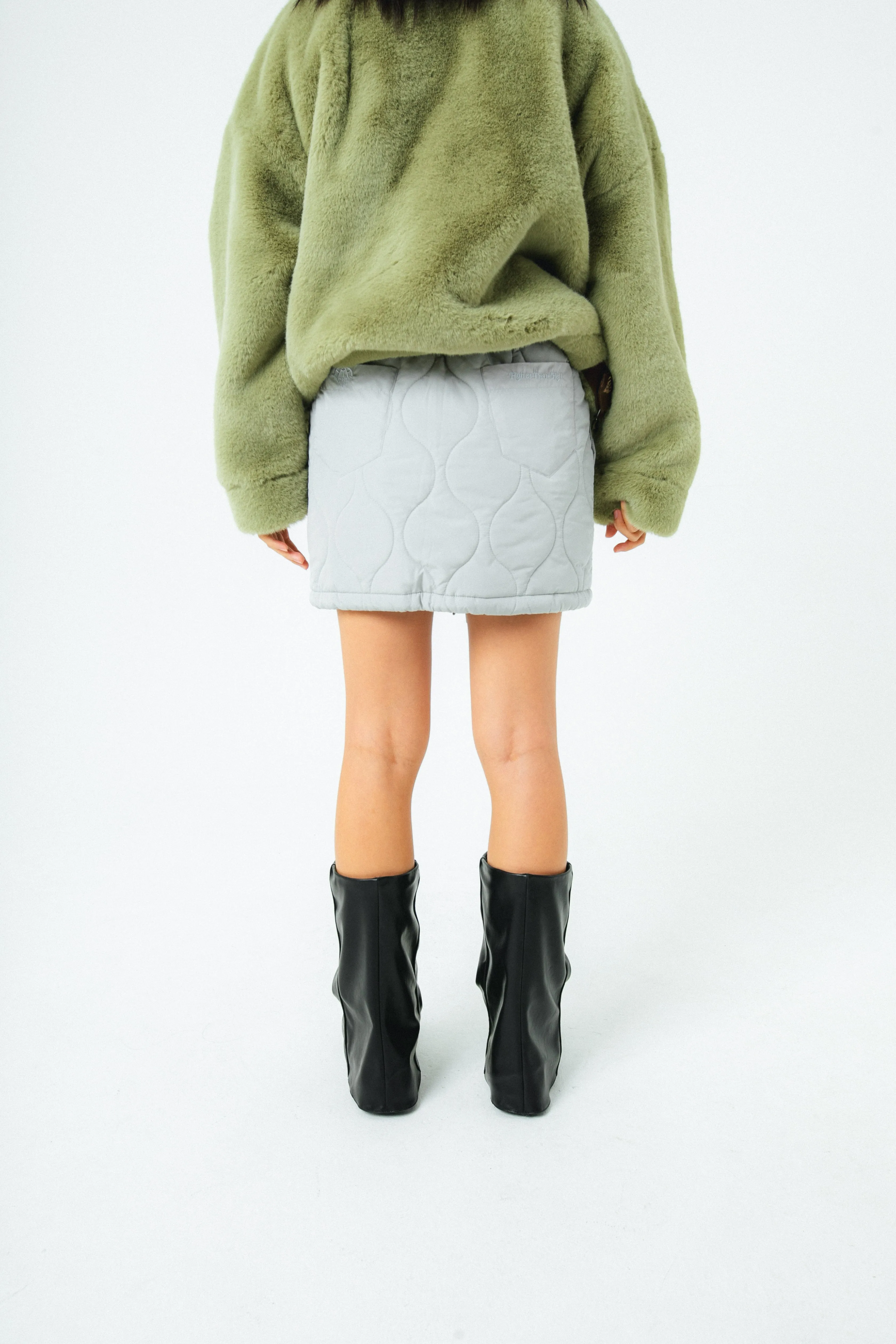 quilted skirt