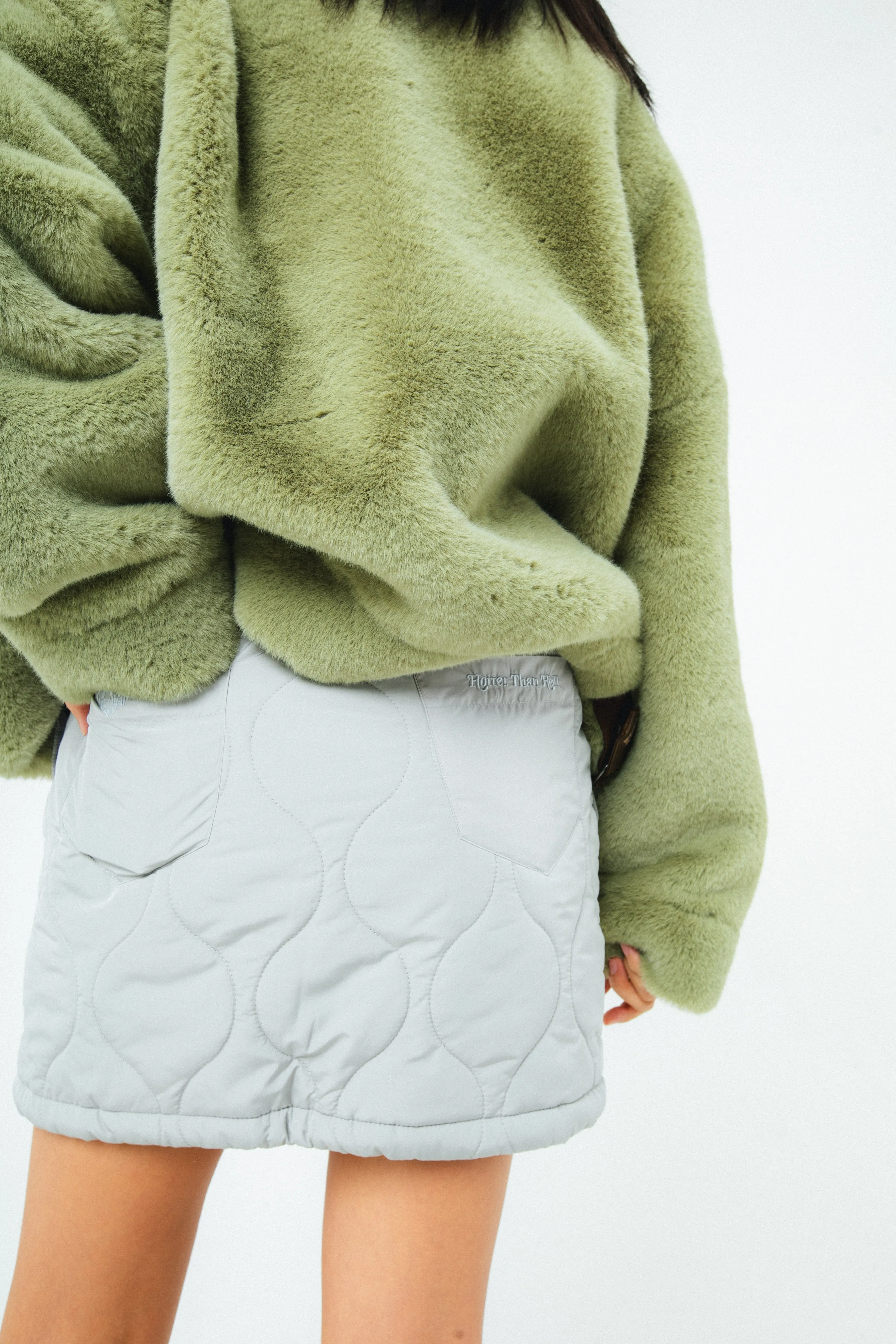 quilted skirt