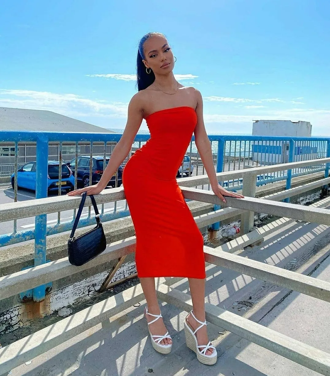 "Very Cherry" Maxi Dress/Skirt