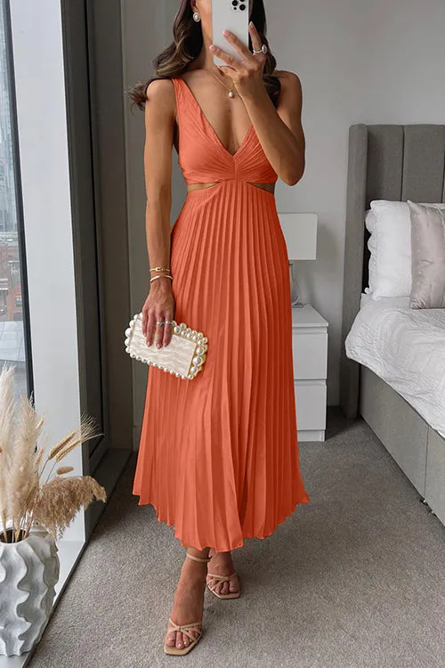 Ramona™ Pleated Backless Dress