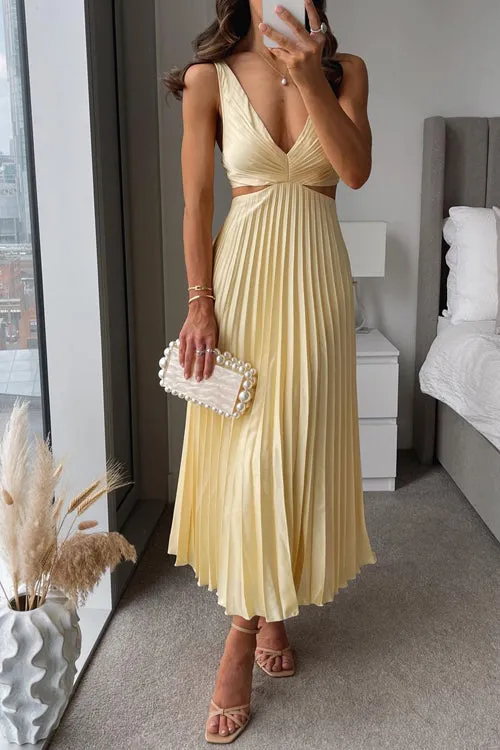 Ramona™ Pleated Backless Dress