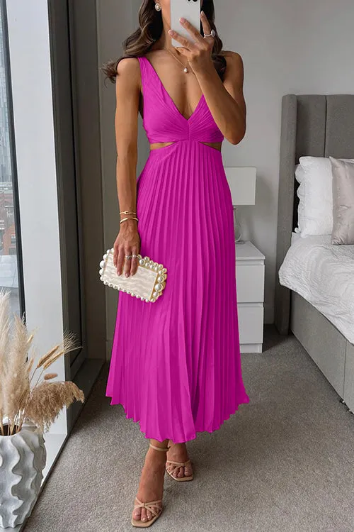 Ramona™ Pleated Backless Dress