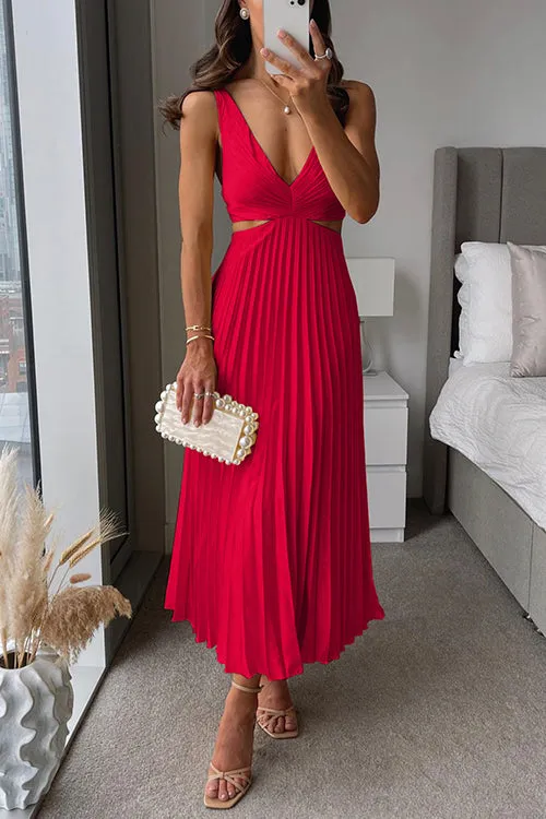 Ramona™ Pleated Backless Dress