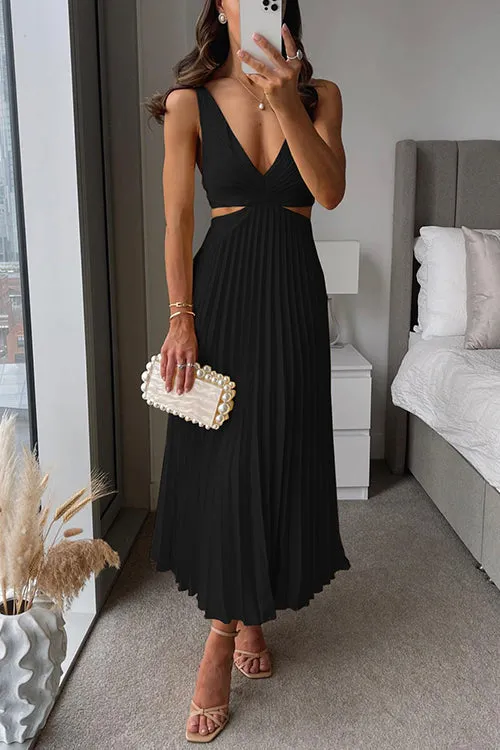 Ramona™ Pleated Backless Dress