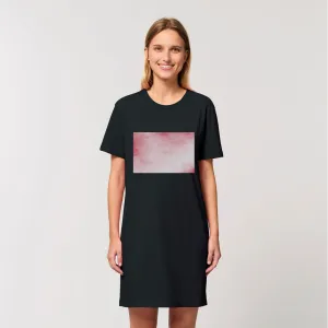 Red Clouds Organic T-Shirt Dress