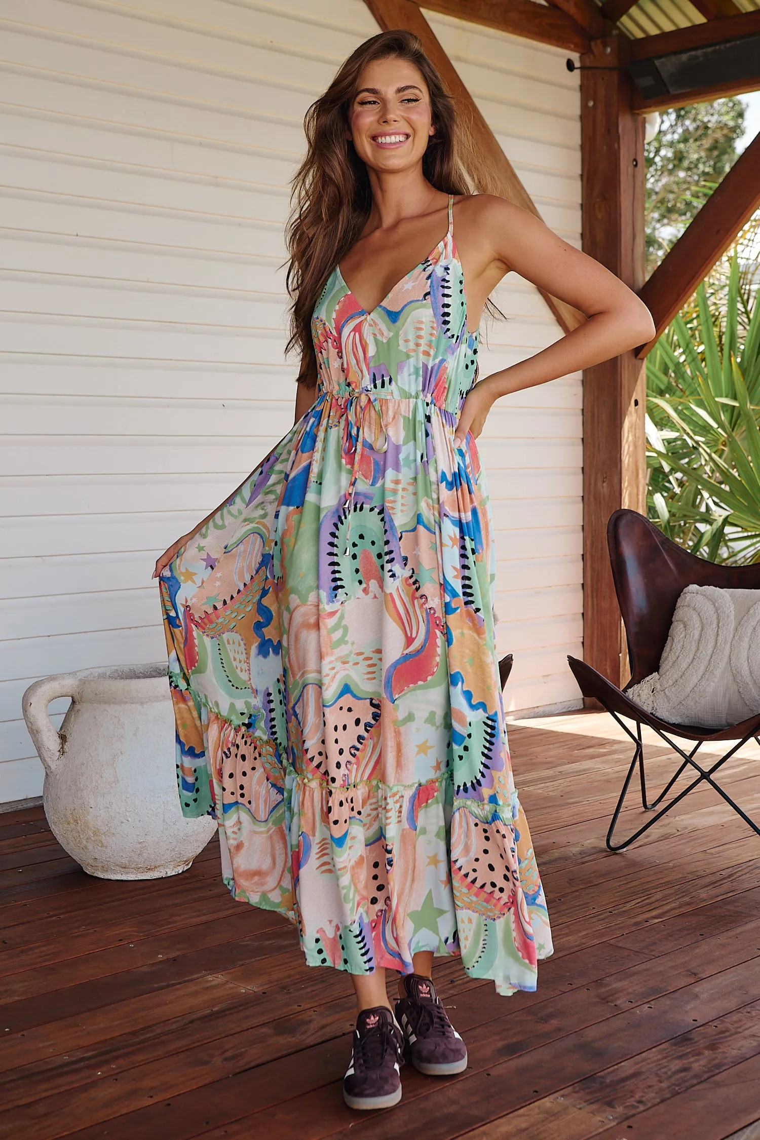 Reef Maxi Dress - Electric Feels