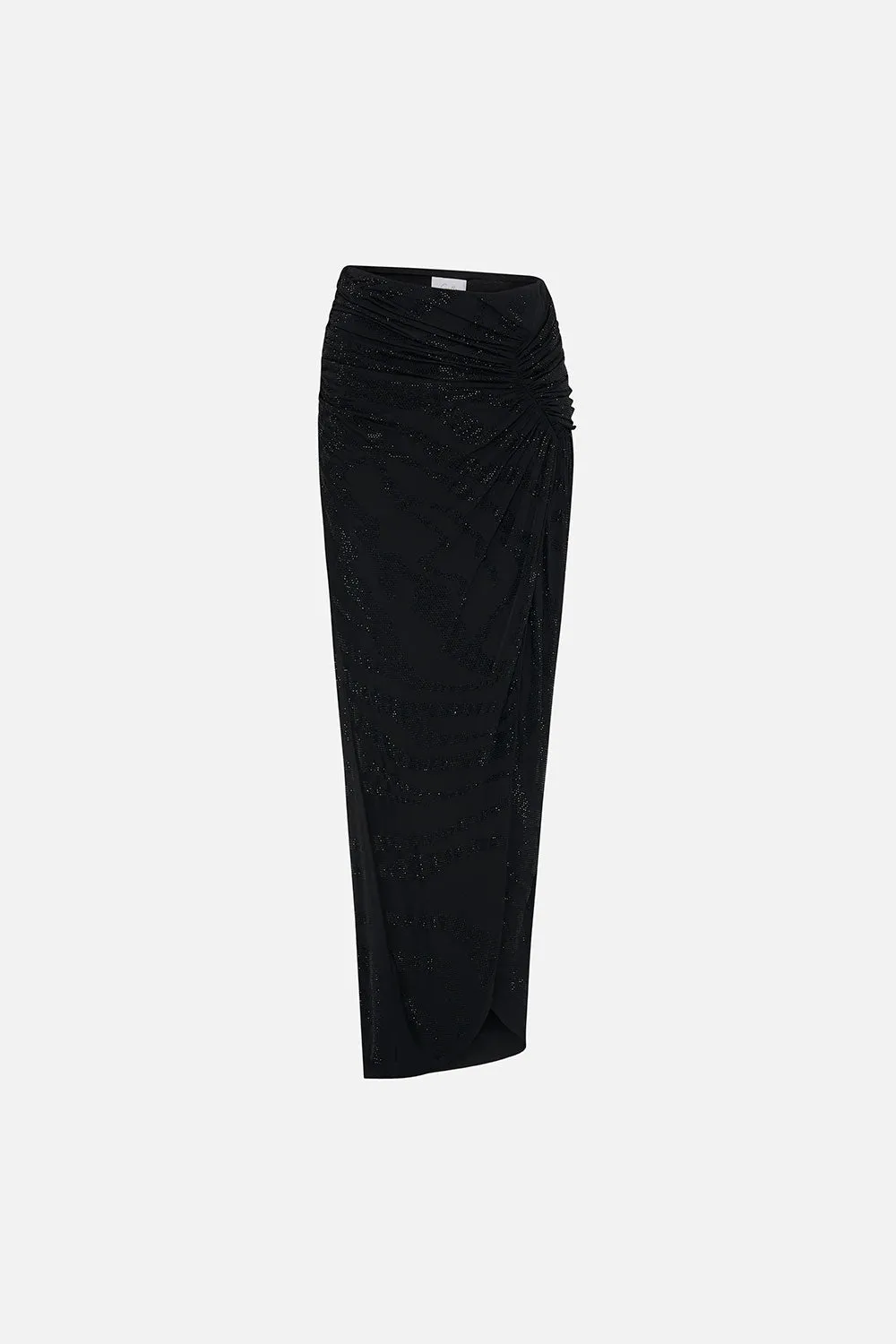 RUCHED SKIRT WITH SPLIT TAME MY TIGER