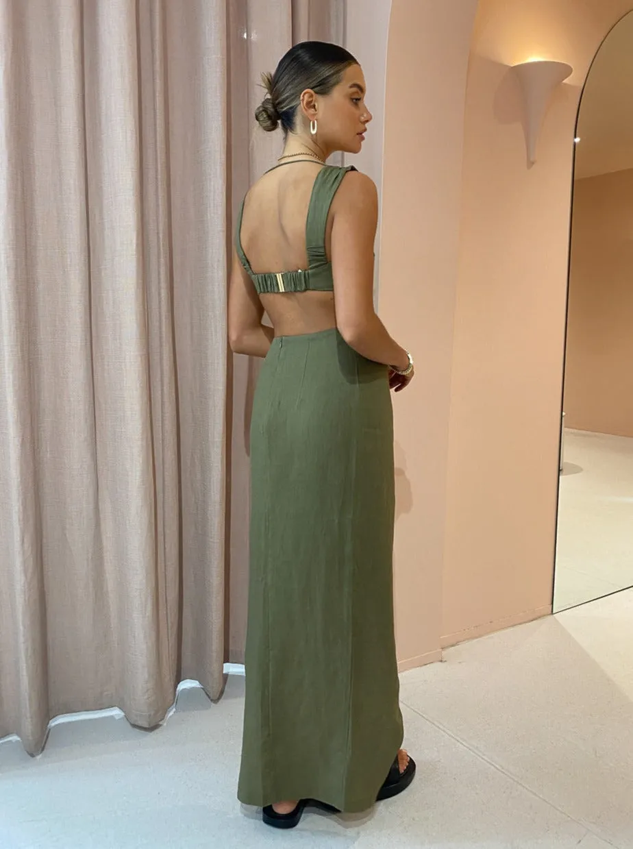 Rumer Byron Ring Skirt in Combat