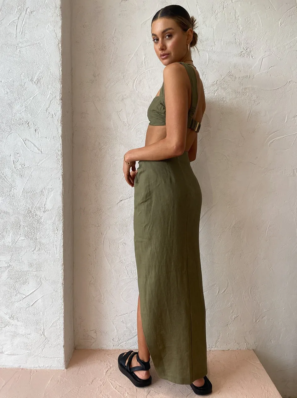 Rumer Byron Ring Skirt in Combat