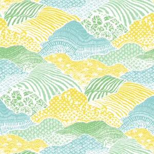 Shangri-La Barbados Green Wallpaper Sample
