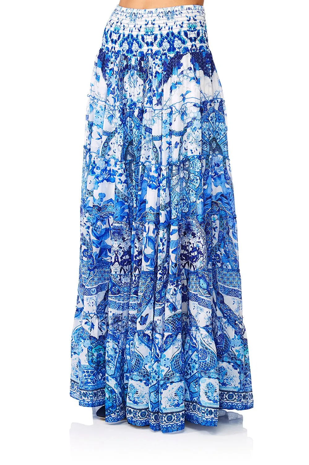 SHEER TIERED MAXI SKIRT ETERNITY'S EMPIRE
