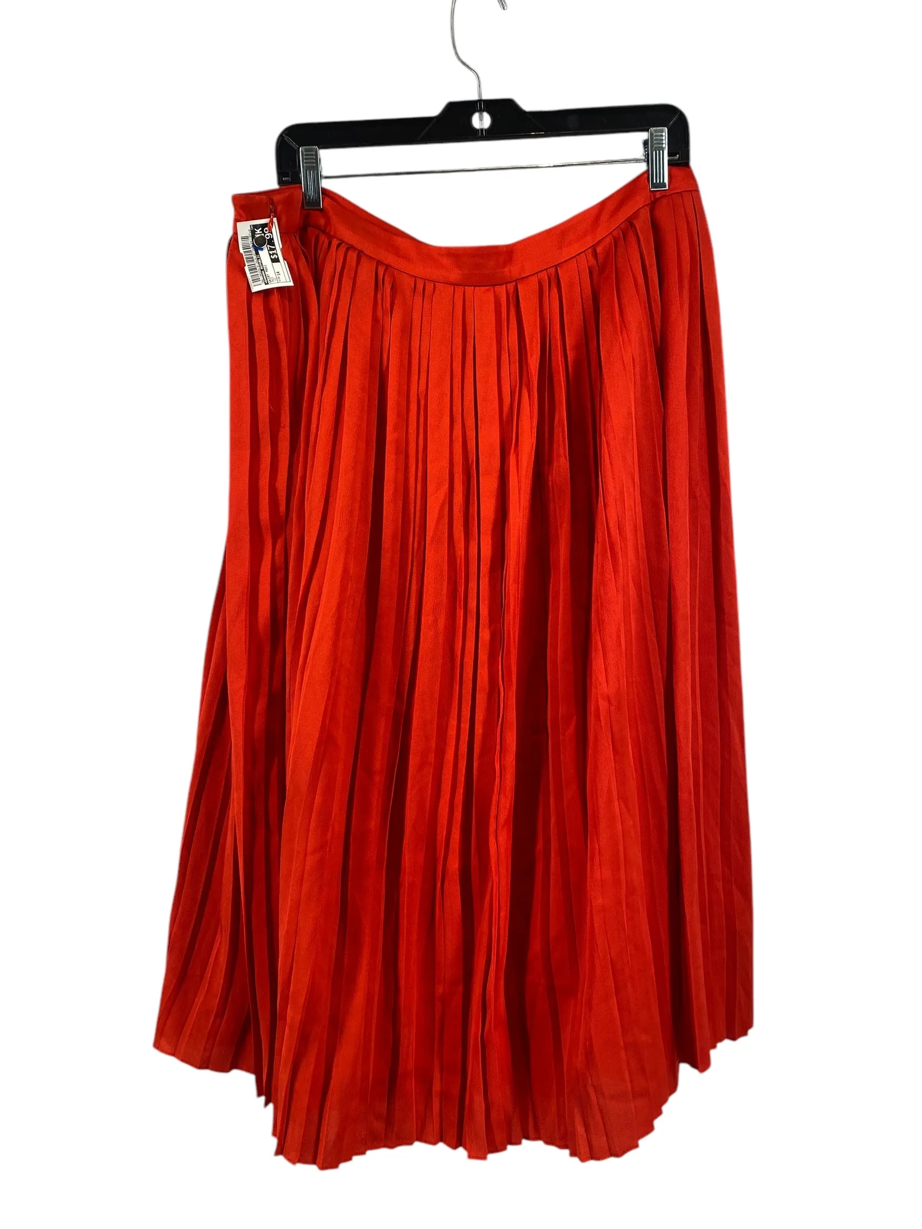 Skirt Maxi By Banana Republic In Red, Size: 14