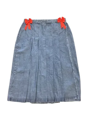 Skirt Maxi By Cmc In Blue Denim, Size: 28