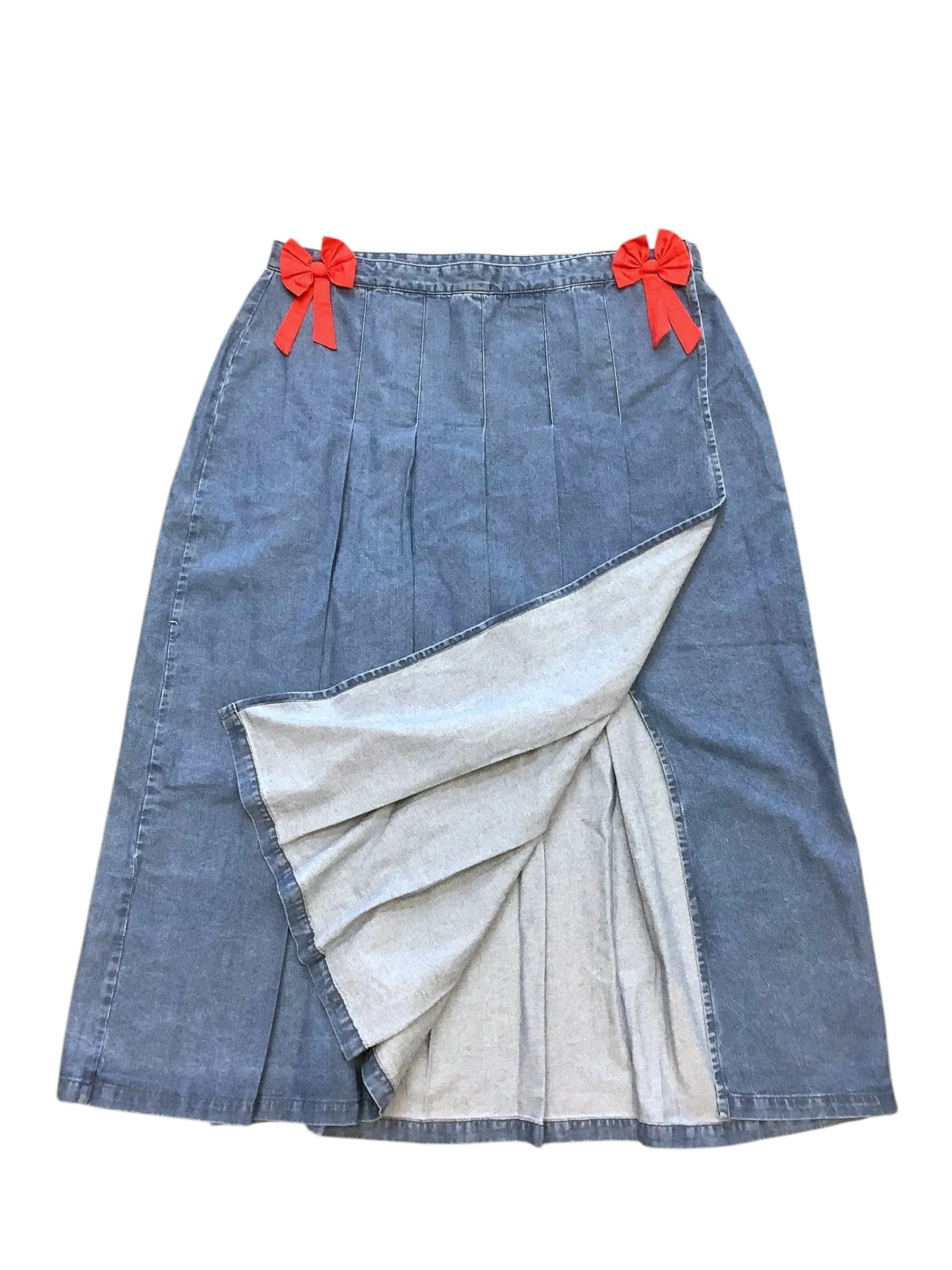 Skirt Maxi By Cmc In Blue Denim, Size: 28