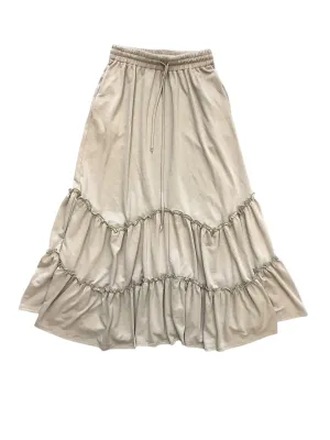 Skirt Maxi By Cmc In Brown, Size: S
