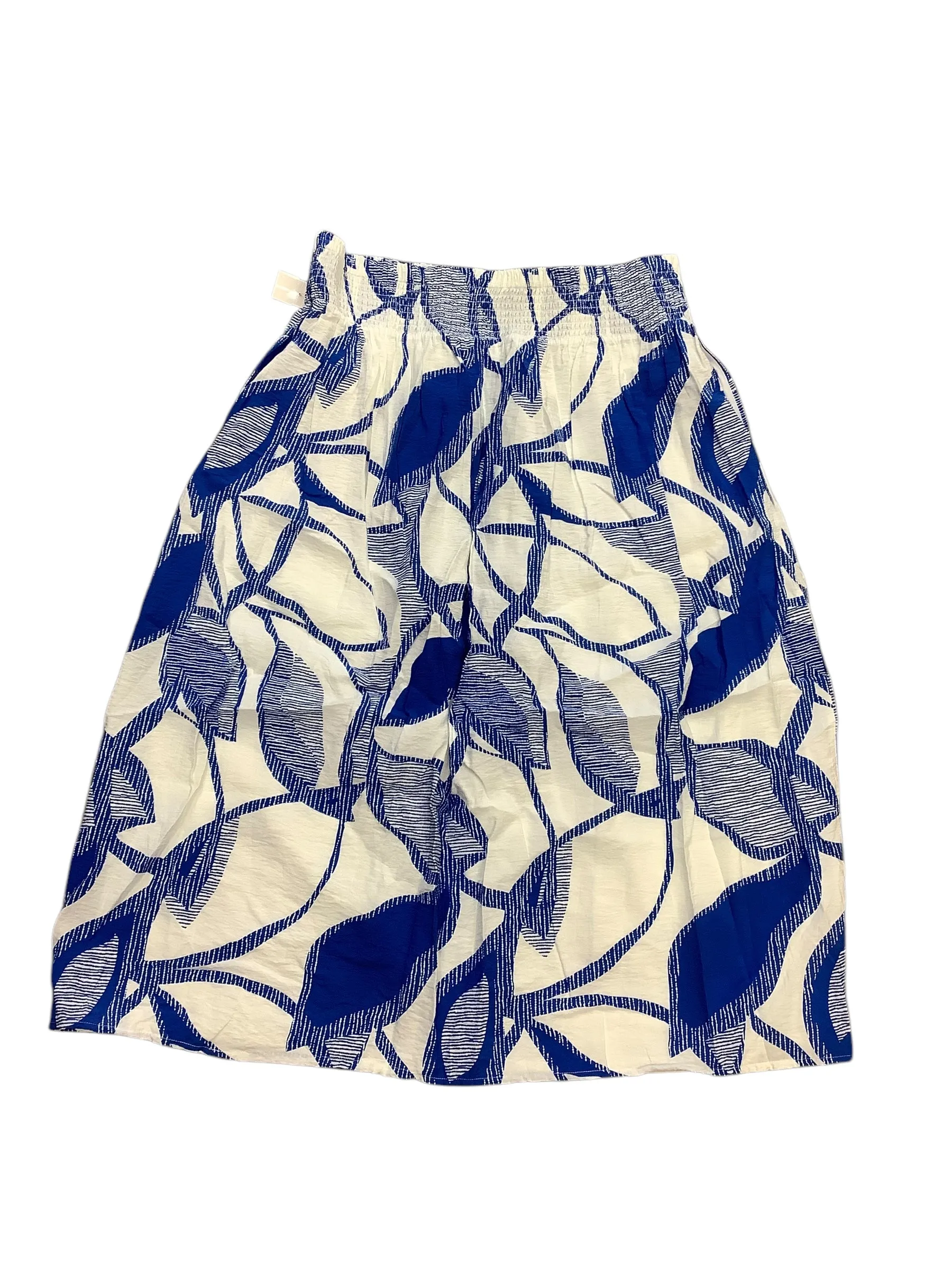Skirt Maxi By Nine West Apparel In Blue & White, Size: Xl