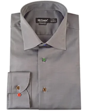 St. Croix Men's Button Down Shirt in Onyx