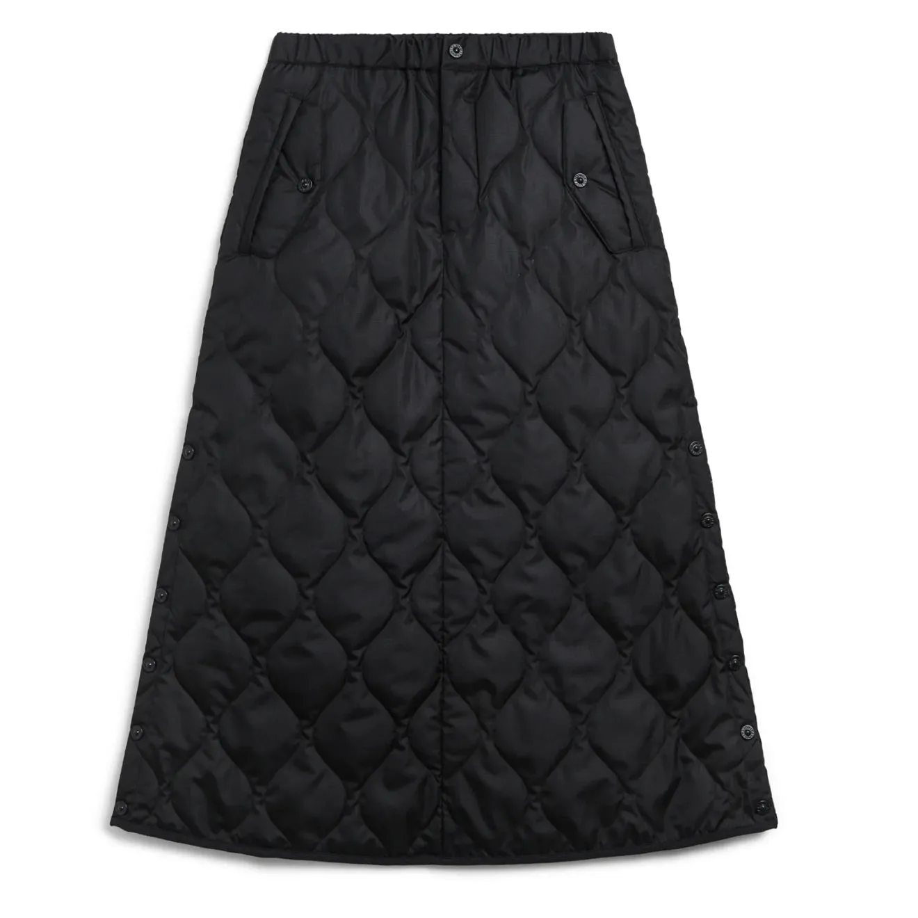 Taion Womens Military Down Skirt Black