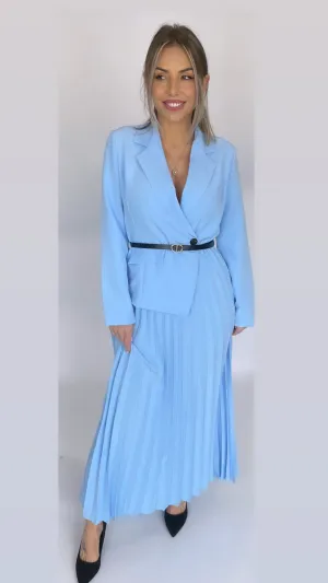 Tamsin Pleated coat dress