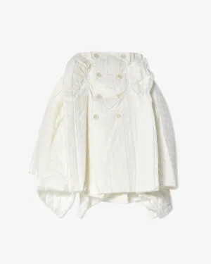 Tao - Women's Quilted Skirt - (White)