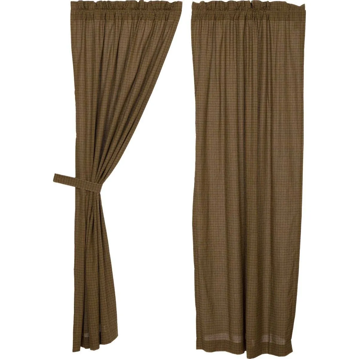 Tea Cabin Lined Panel Curtains 84"