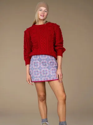 Tess Quilted Mini Skirt