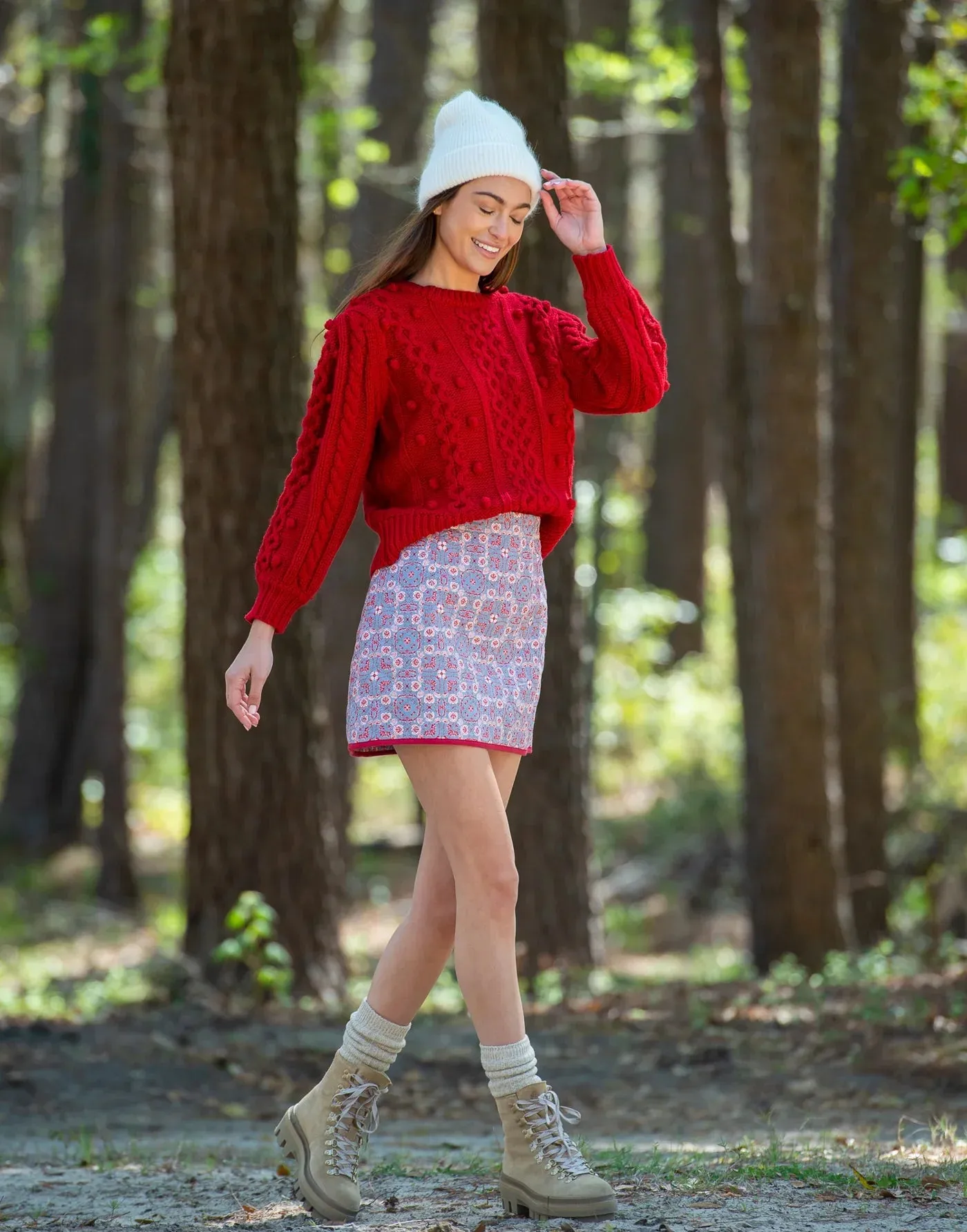 Tess Quilted Mini Skirt