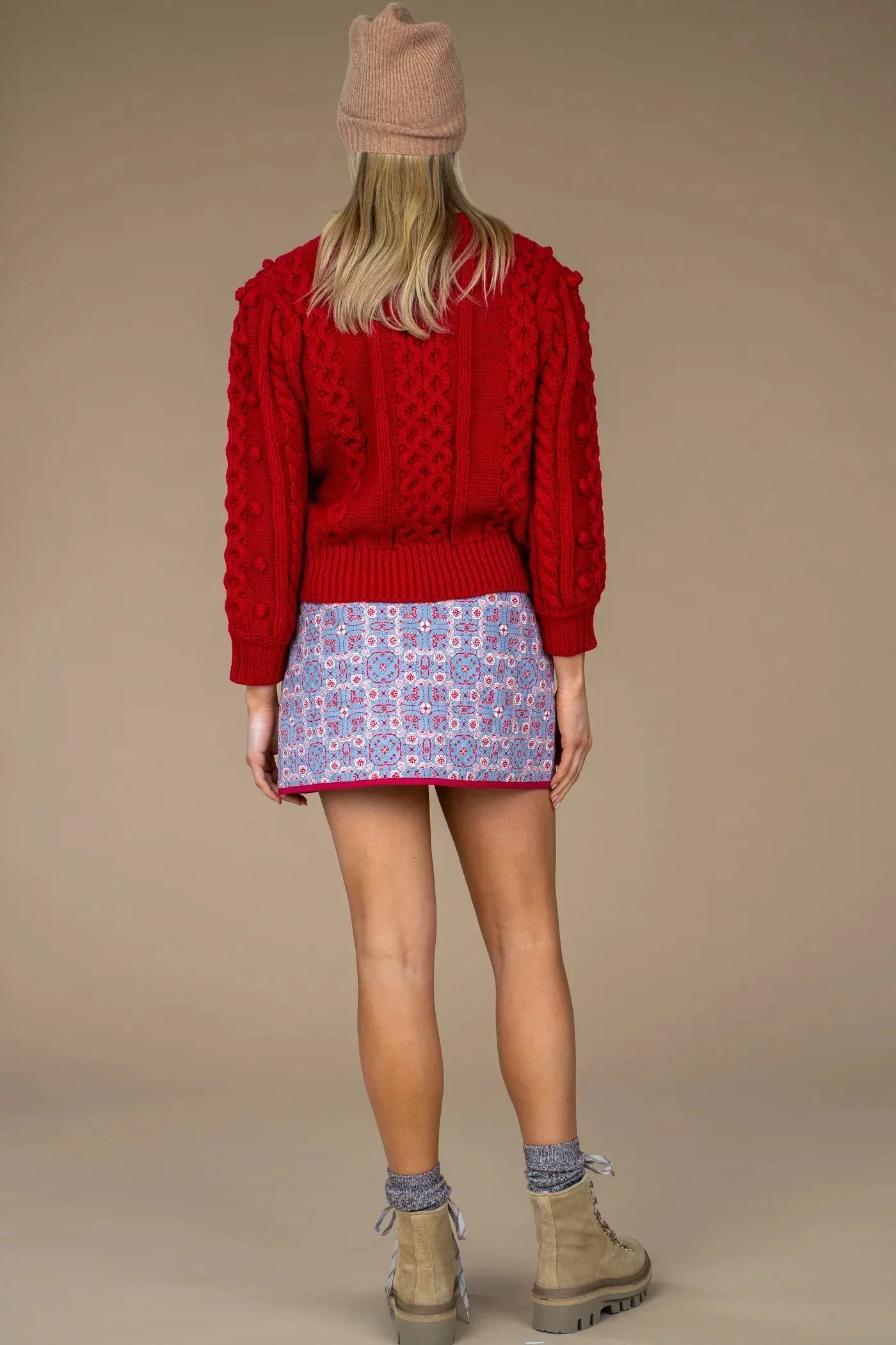 Tess Quilted Mini Skirt