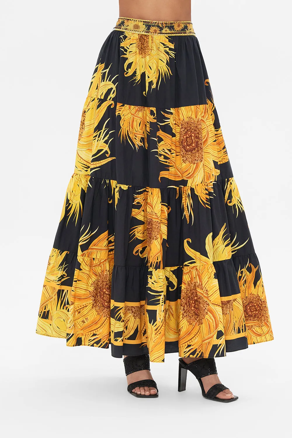 TIERED MAXI SKIRT MAKE ME YOUR MASTERPIECE