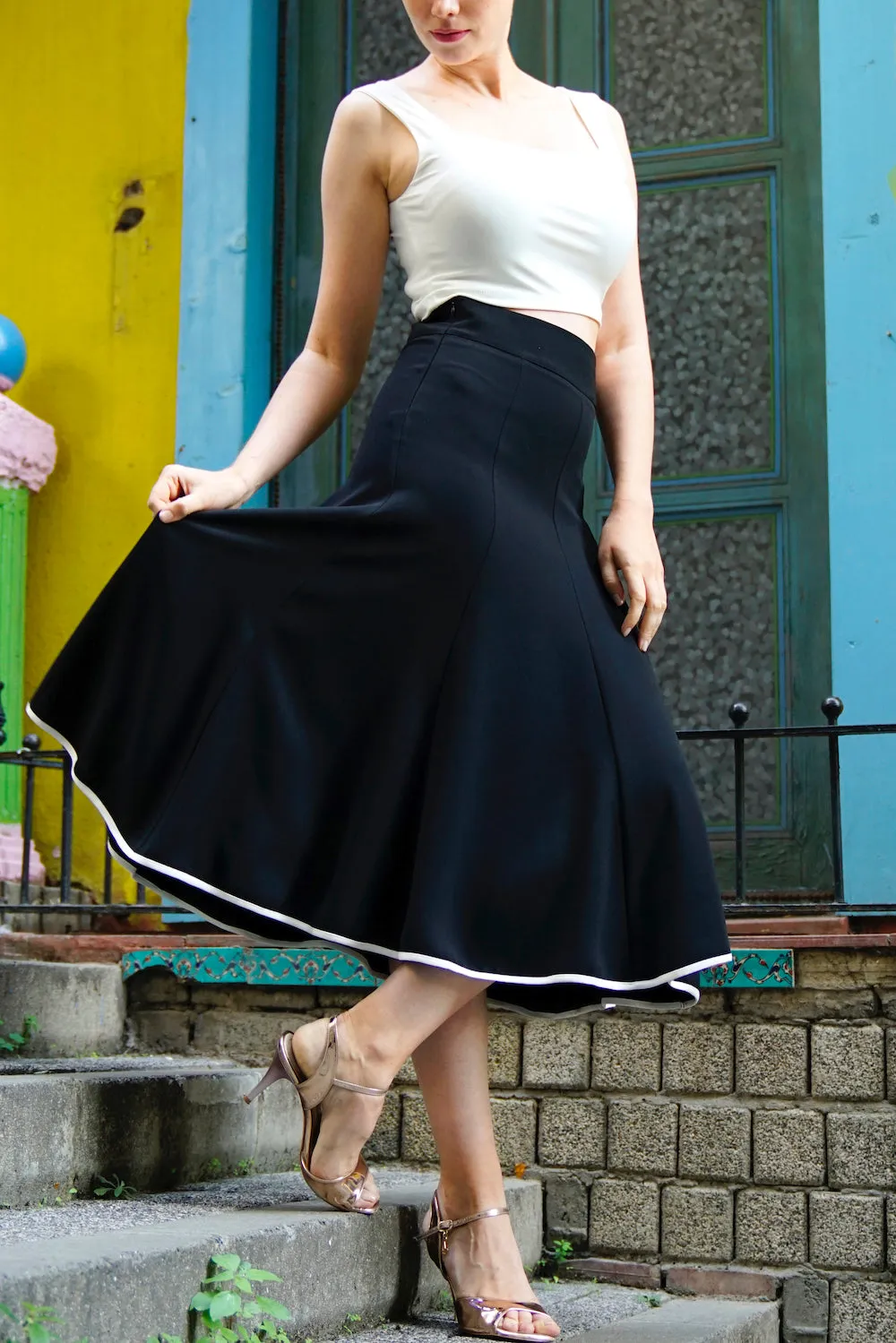Touchline Tango Skirt / Flared Skirt TRIMMED Series