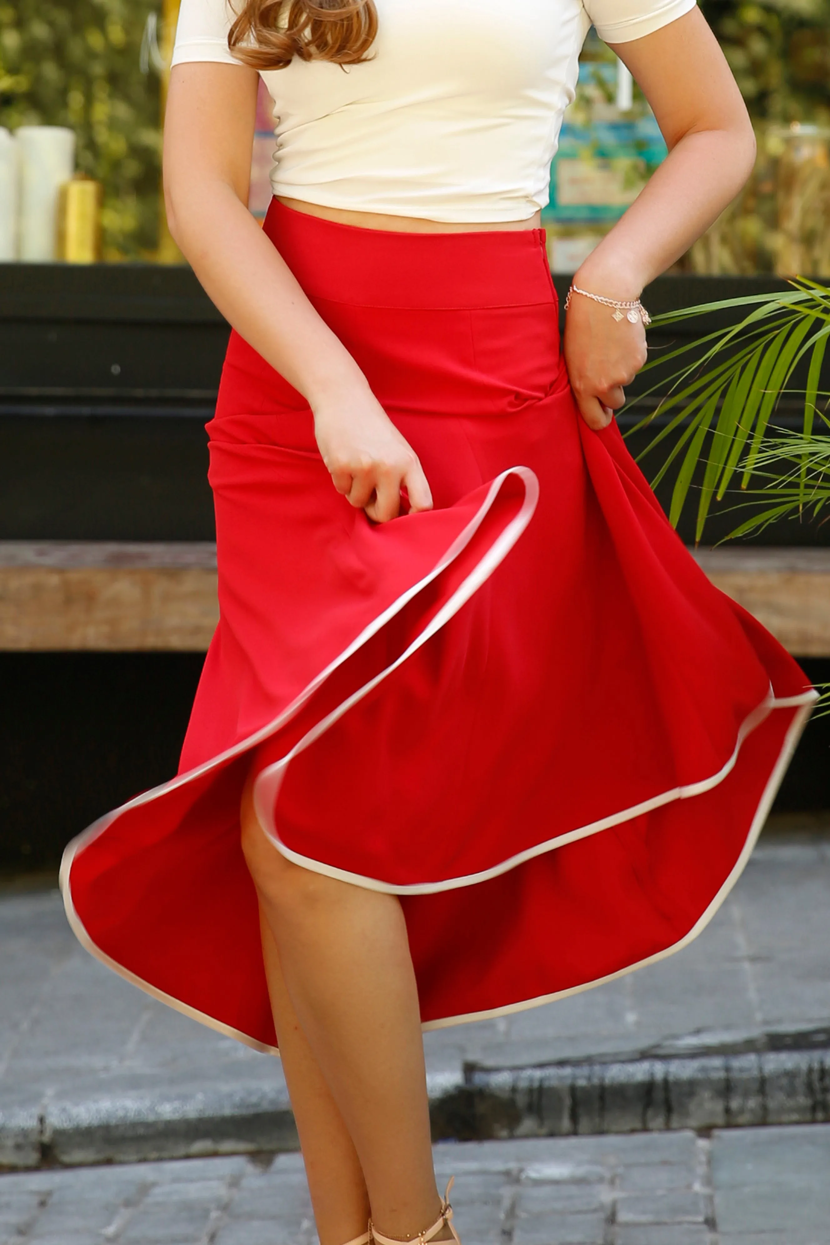 Touchline Tango Skirt / Flared Skirt TRIMMED Series