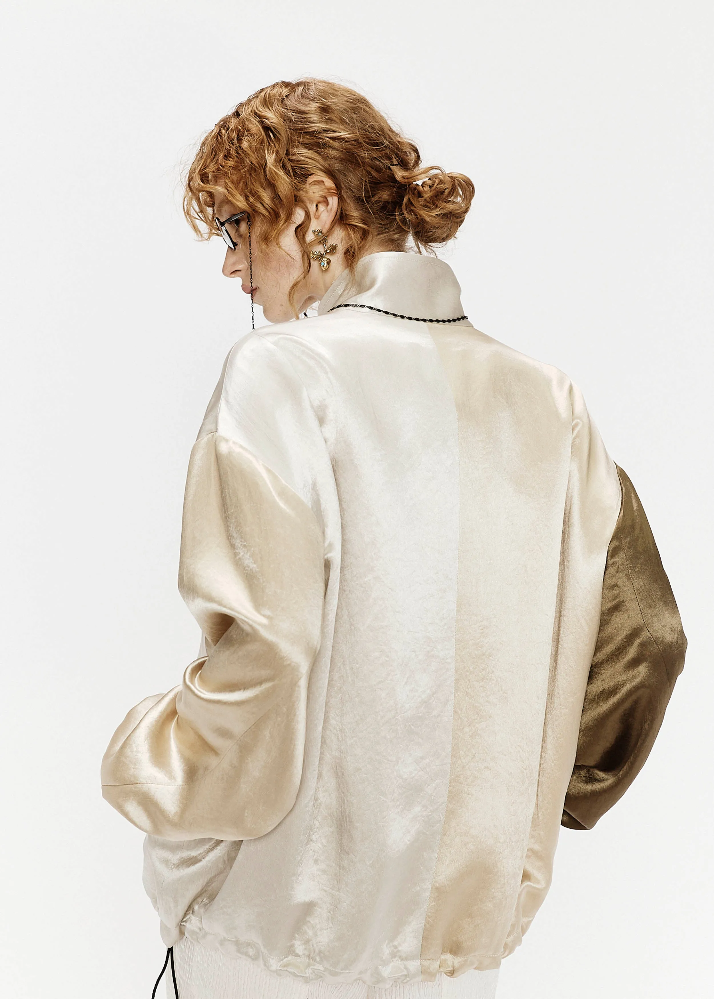Track Jacket - Satin Drape (Vanilla)