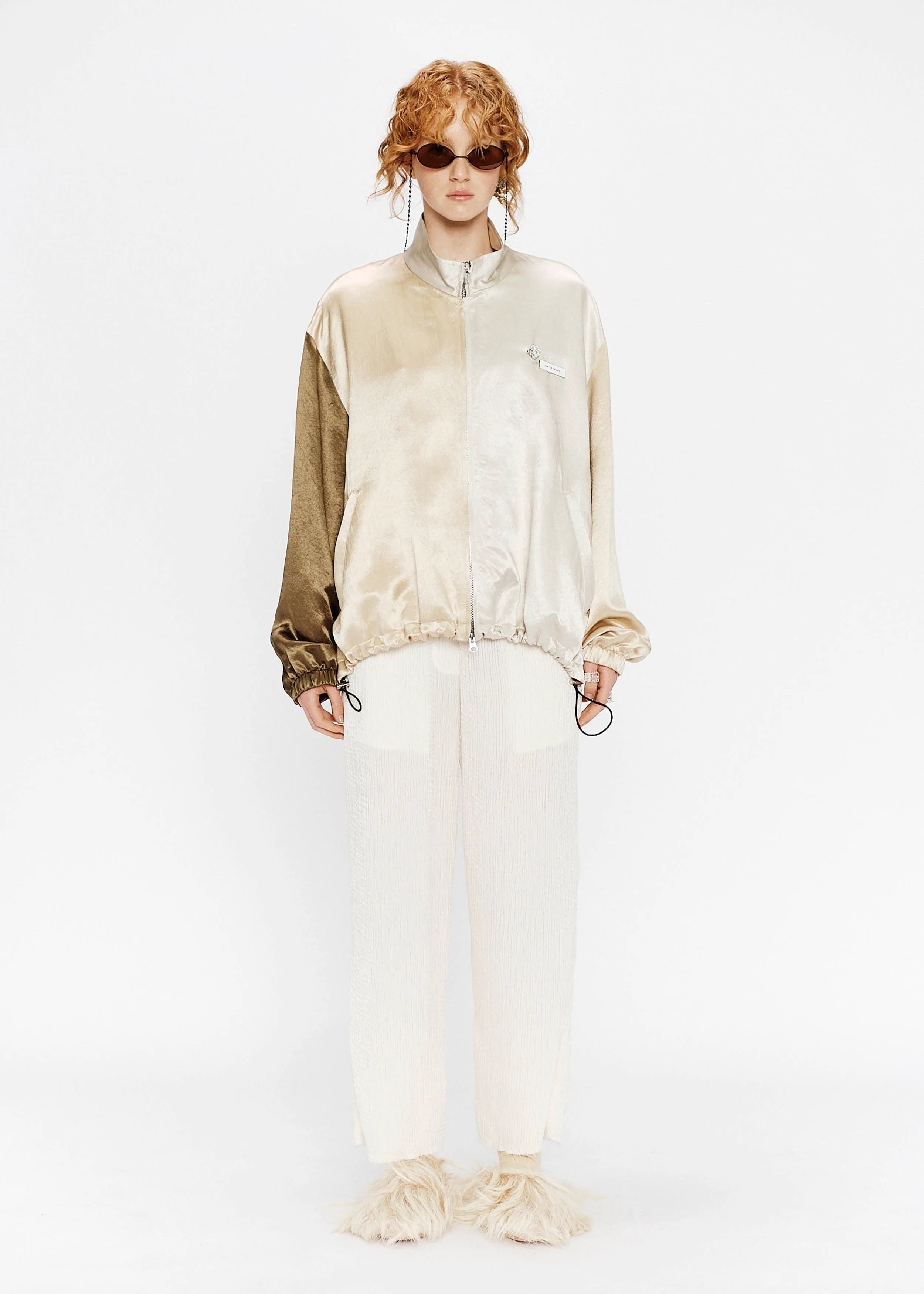 Track Jacket - Satin Drape (Vanilla)