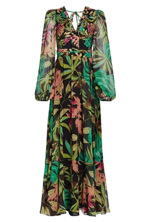 Tropicalia Cutout Maxi Dress