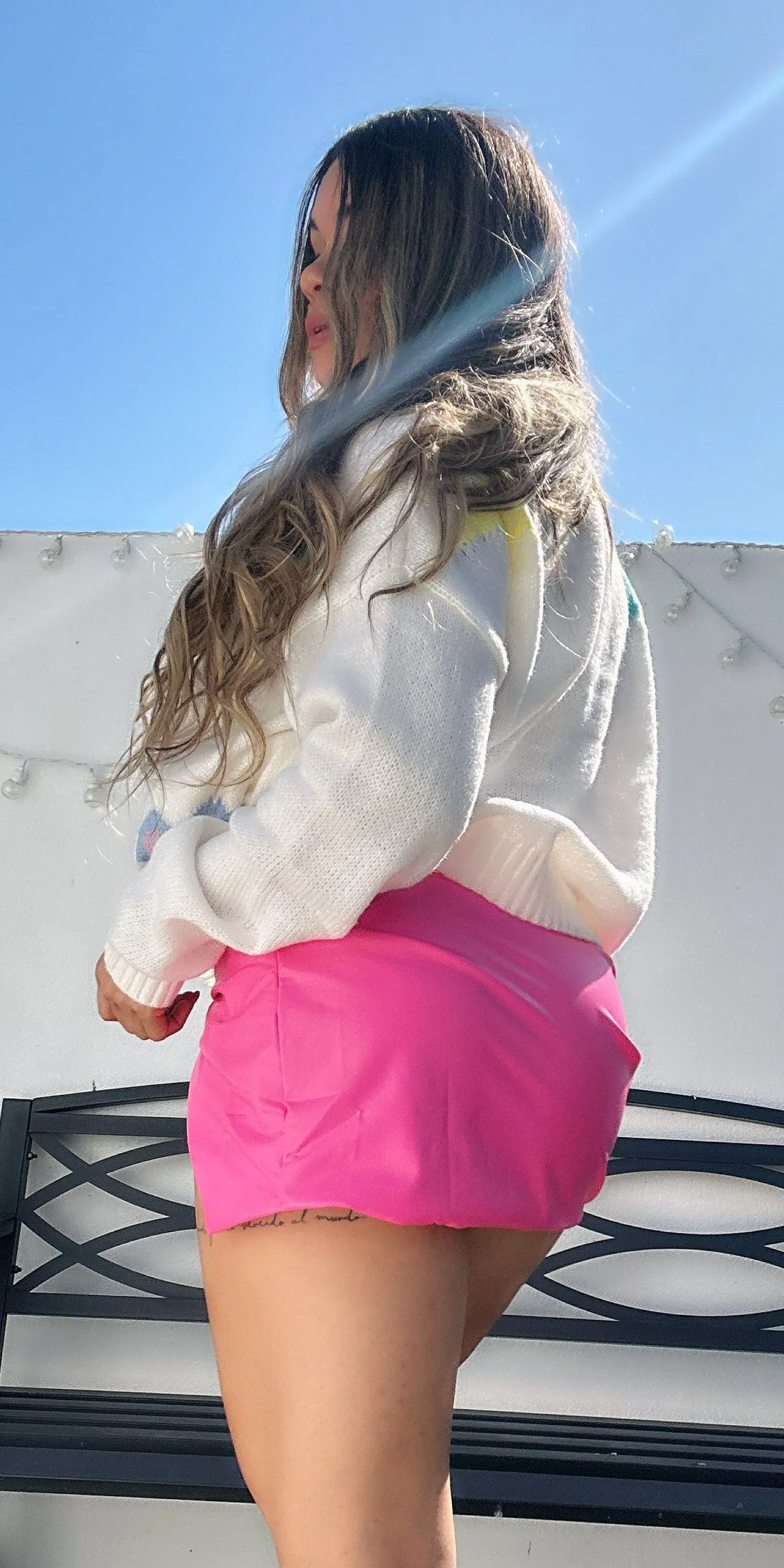 Twist PU Skirt