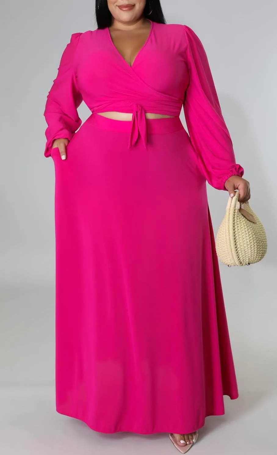 Two Piece Maxi (Curvy)