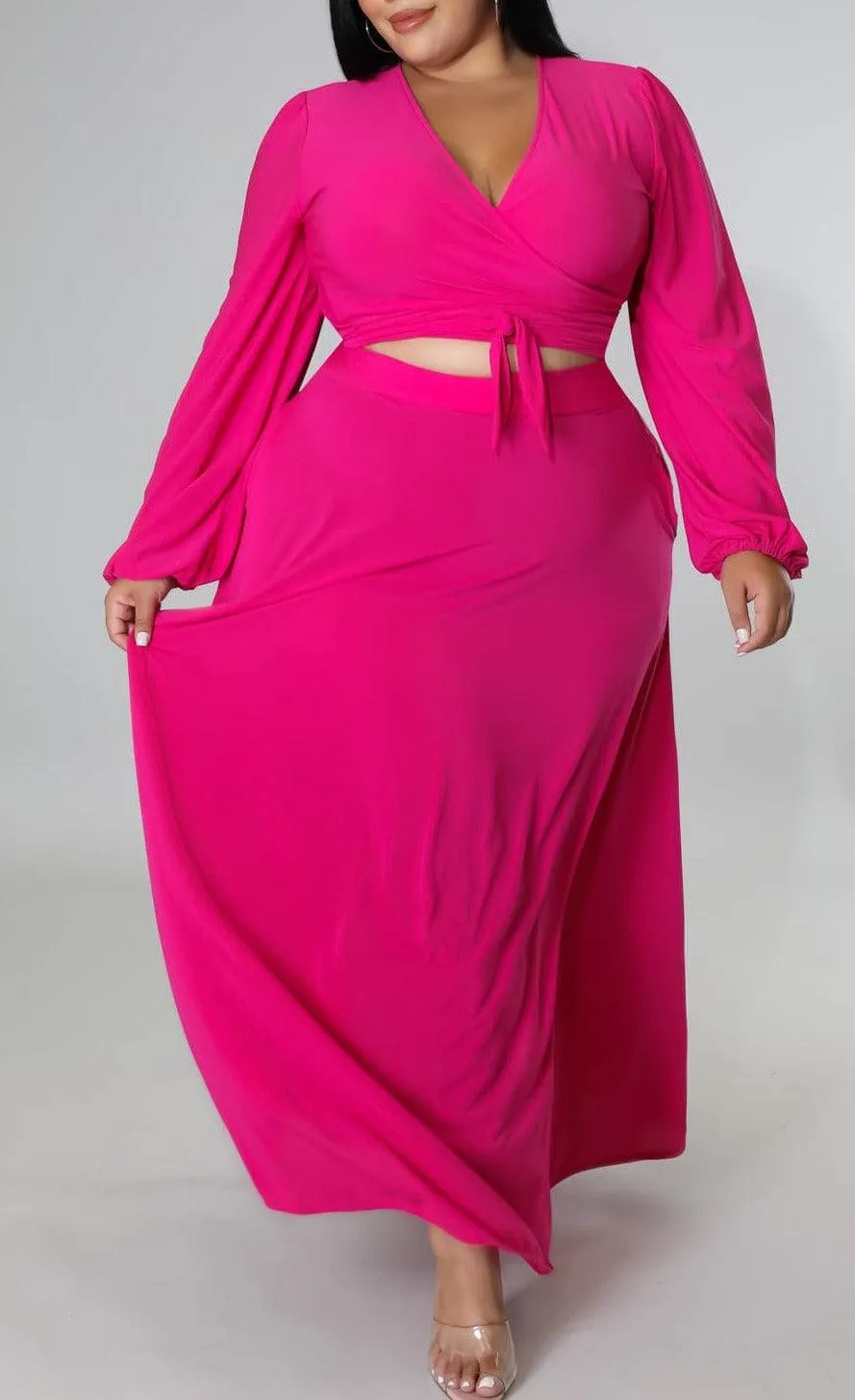 Two Piece Maxi (Curvy)