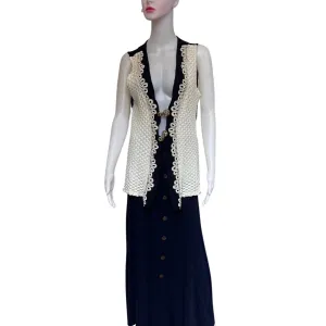 Vintage 1970s Ceres Maxi Skirt & Vest Combo