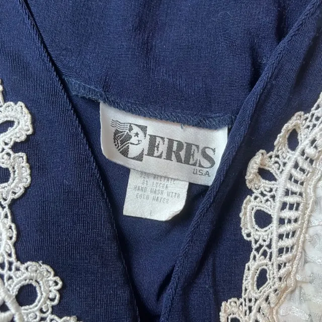 Vintage 1970s Ceres Maxi Skirt & Vest Combo