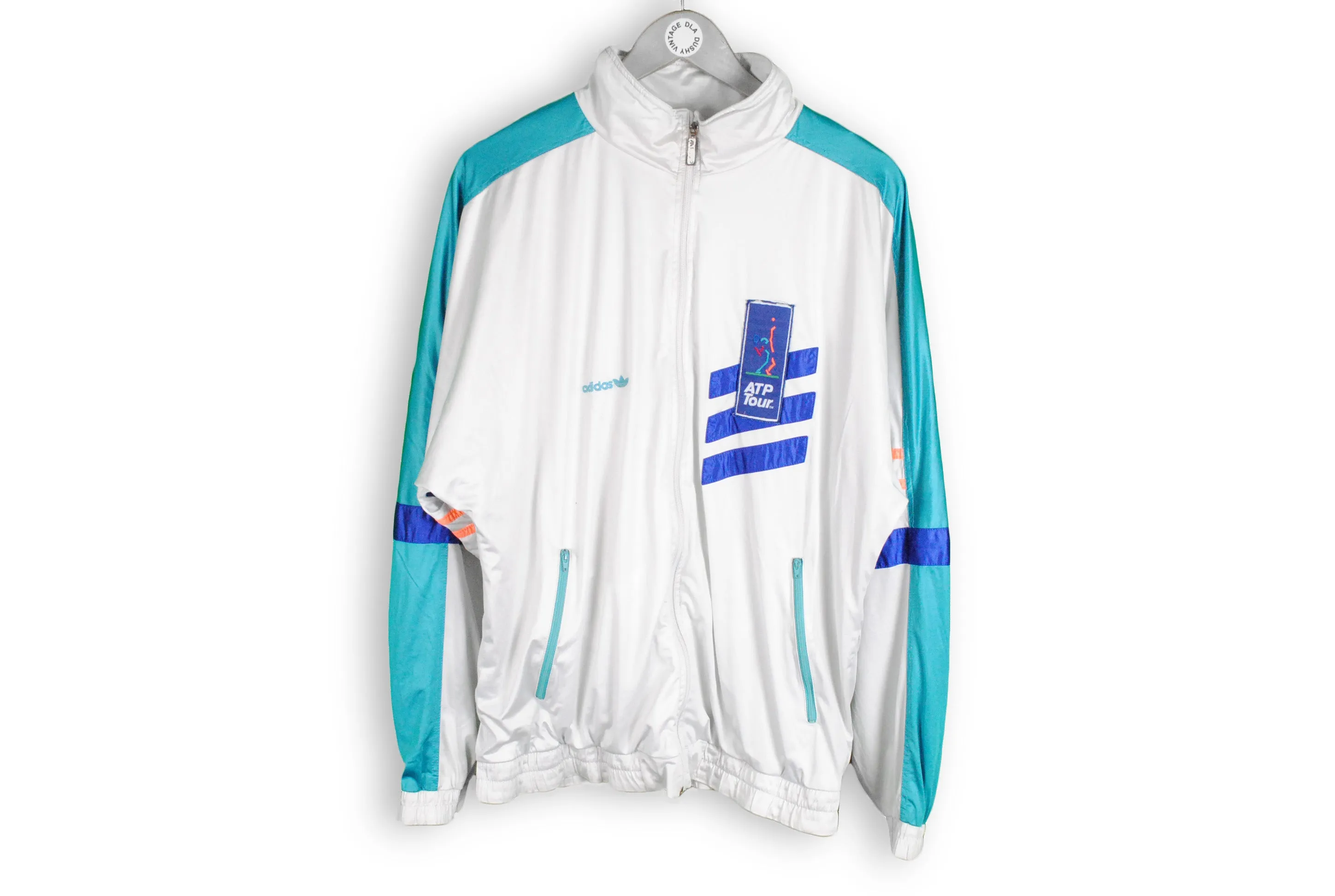 Vintage Adidas ATP Tour Track Jacket Large