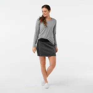 Women's Diamond Peak Quilted Skirt (A52- Black Heather)