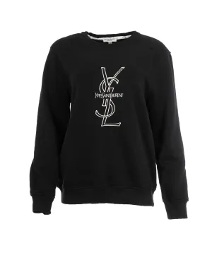 YSL Black and White Crewneck Jumper  ALL0567