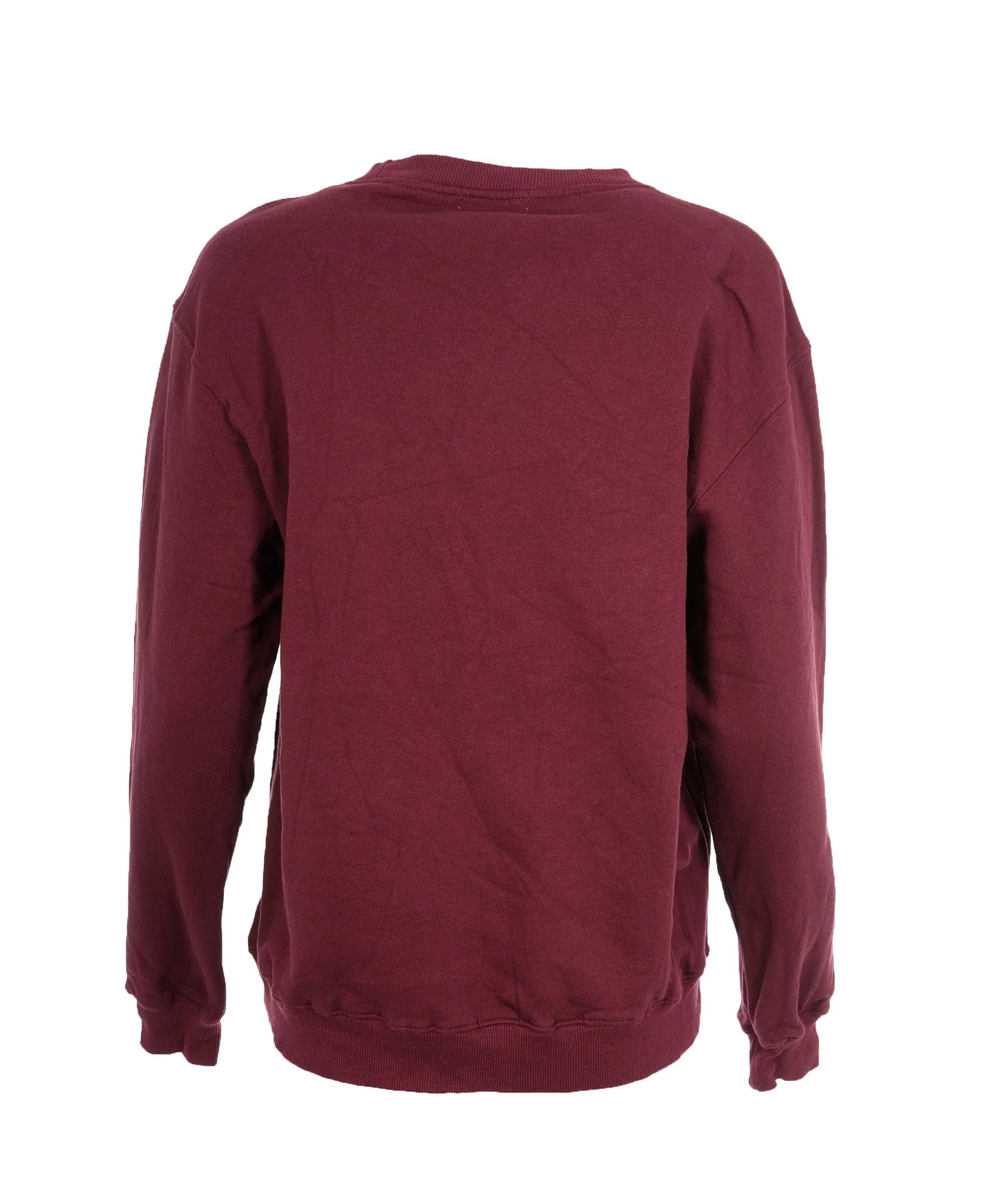 YSL Burgundy Crewneck Jumper Size M  ALL0563